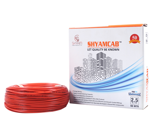 Fire Retardant PVC Insulated House Wire manufacturer | Shyam Cables