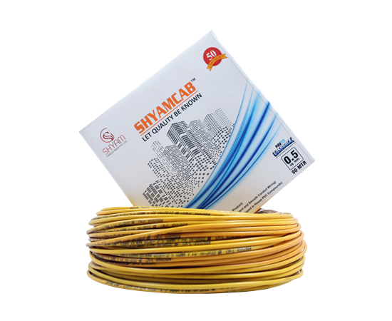SHYAMCAB | PVC Insulated House Wire 0.5sqmm | Wire and cables